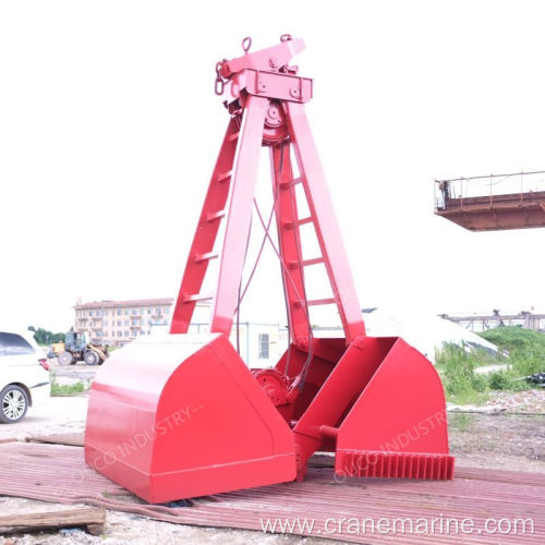 OUCO clamsheel mechanical grab bucket has a strong structure and long service life